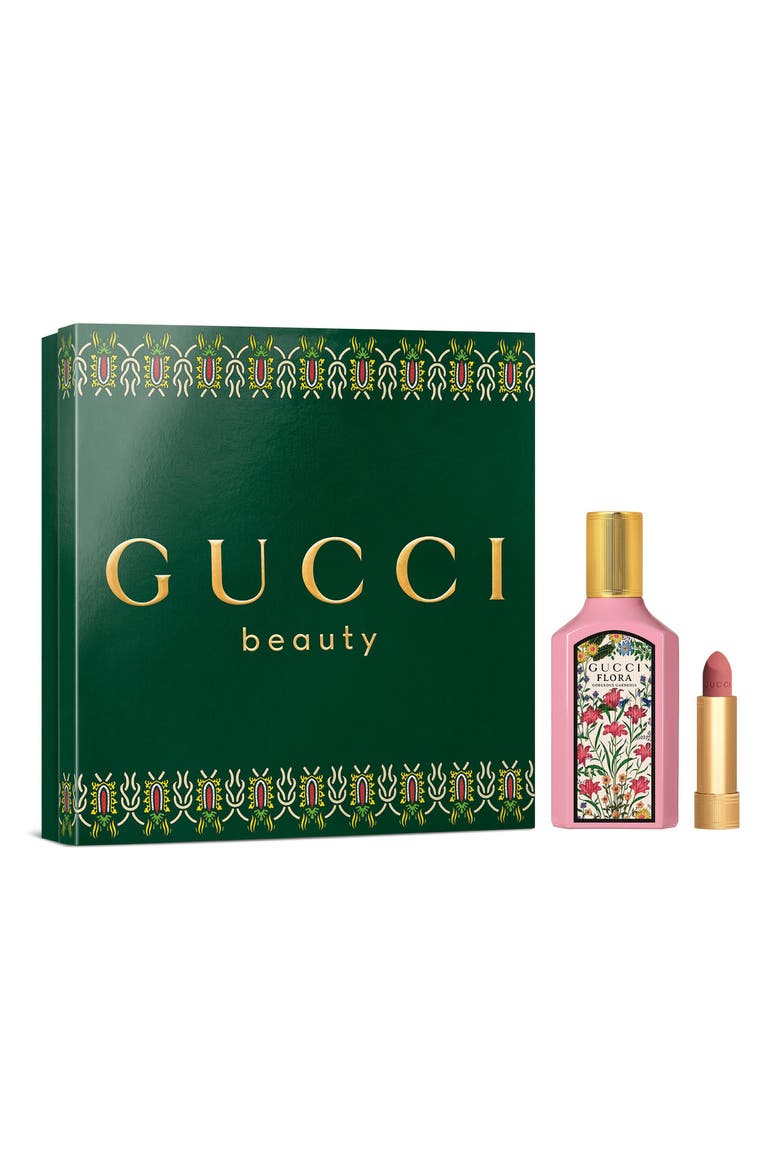 Flora Gorgeous Gardenia Eau de Parfum & Lipstick Set $205 Value, Main, color, NO COLOR