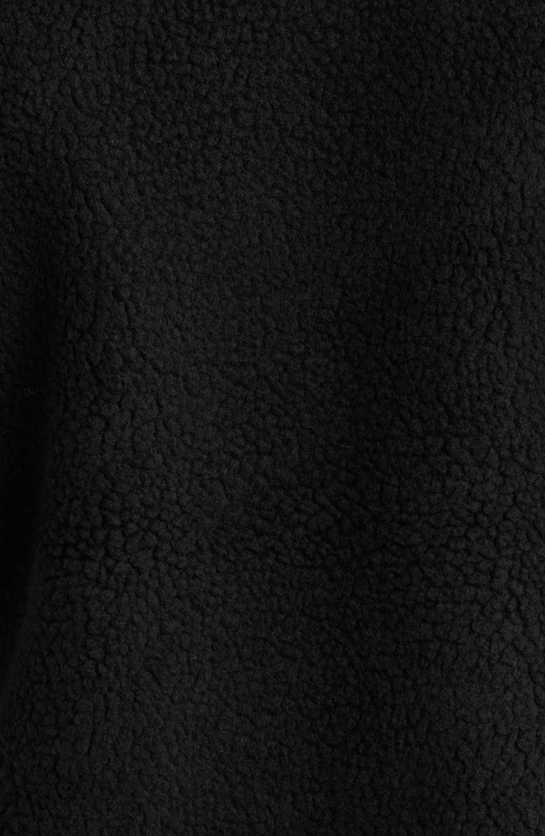 Fjällräven Vardag High Pile Fleece Vest, Alternate, color, Black