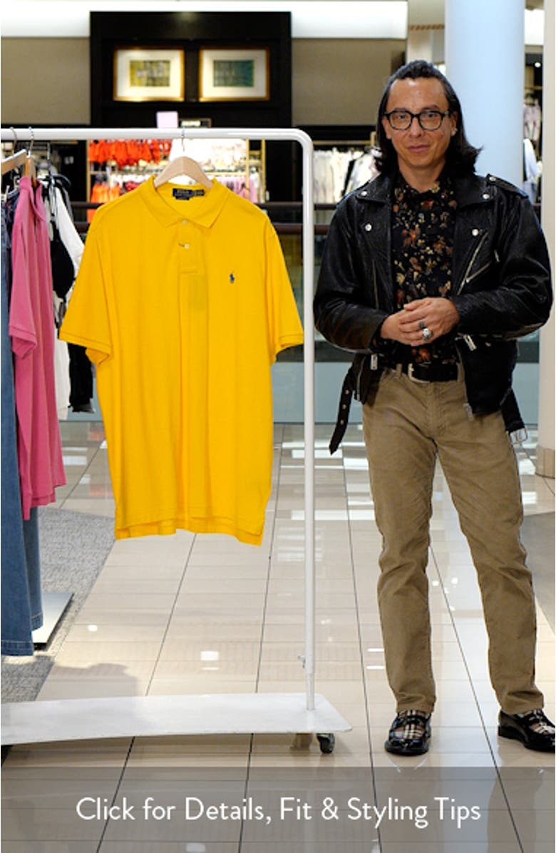 The Iconic Solid Yellow Cotton Piqué Polo, sales video thumbnail