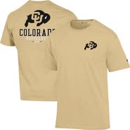Champion Men's Champion Gold Colorado Buffaloes Team Stack 2-Hit T-Shirt