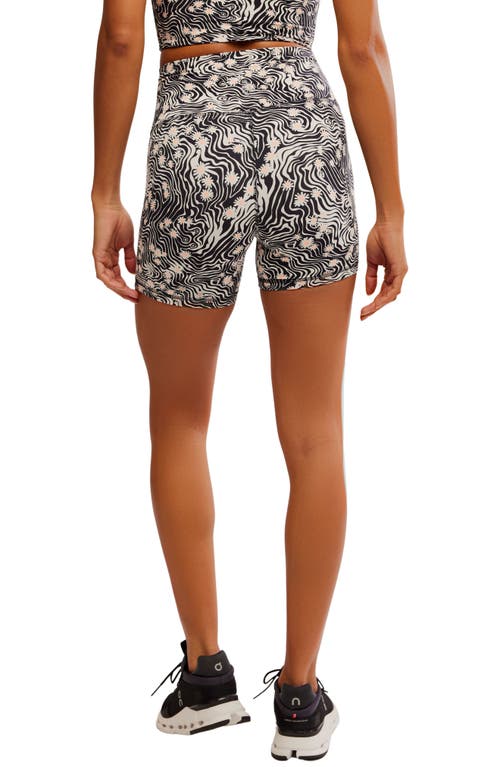 Shop Free People Printed Never Better Bike Shorts In Ditsy Floral