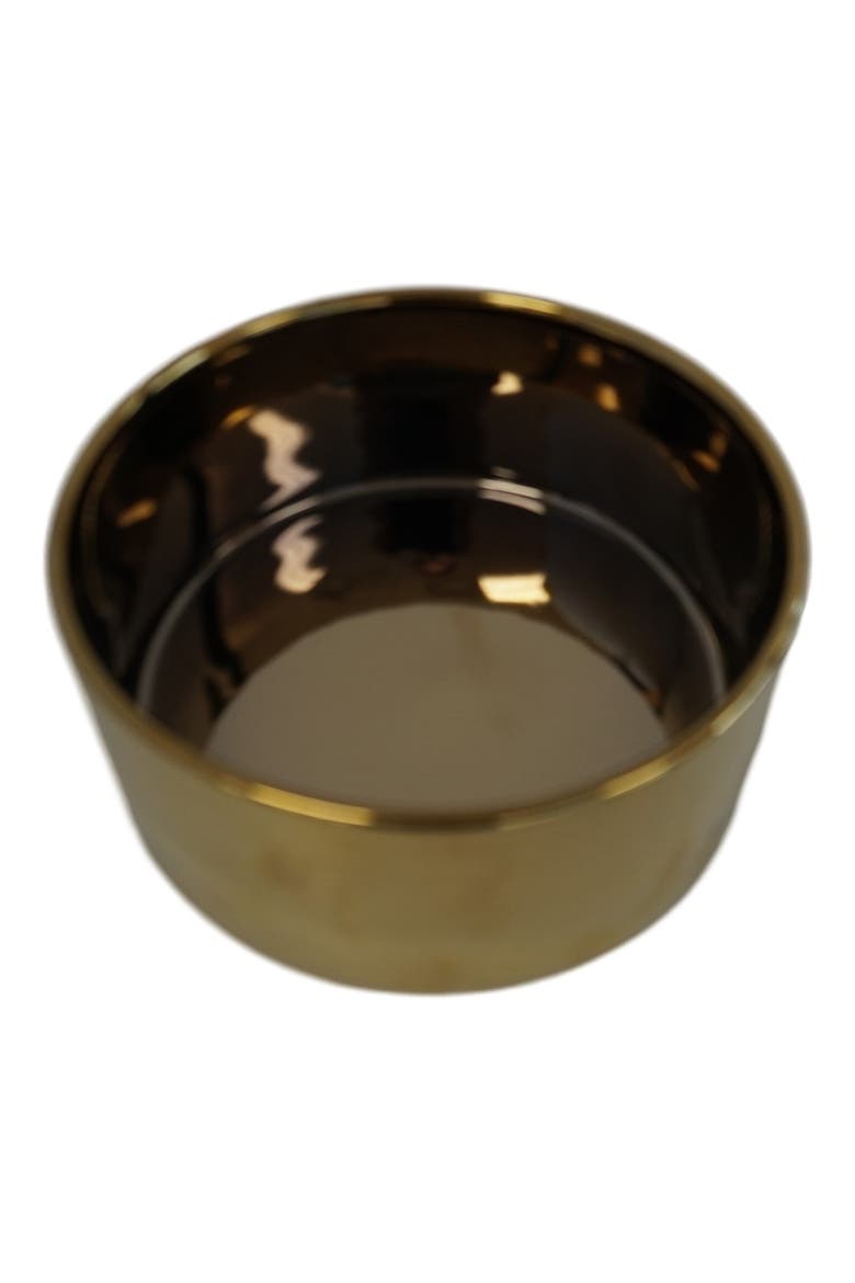 Luigi Luxe Dog Bowl, Alternate, color, GOLD