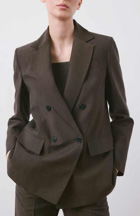 Straight Fit Suit Blazer