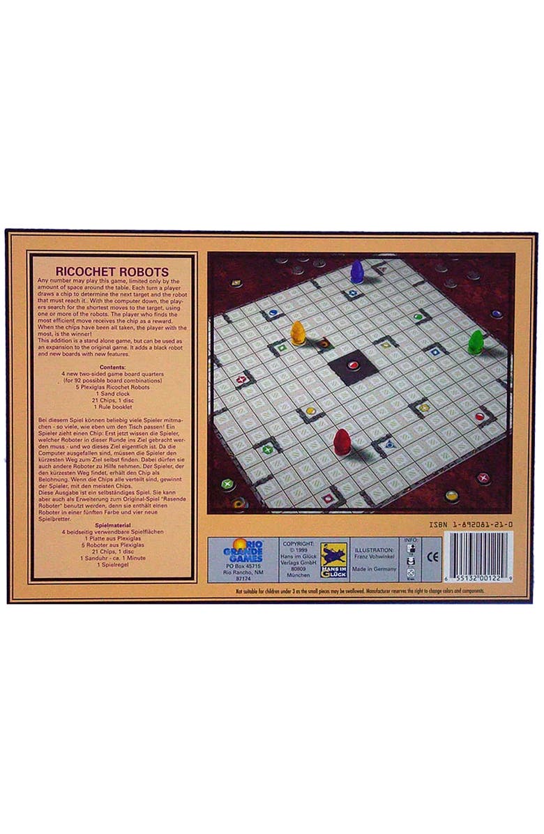Rio Grande Games Ricochet Robots Abstract Strategy Board Game,Ages 14+, Alternate, color, Multicolored
