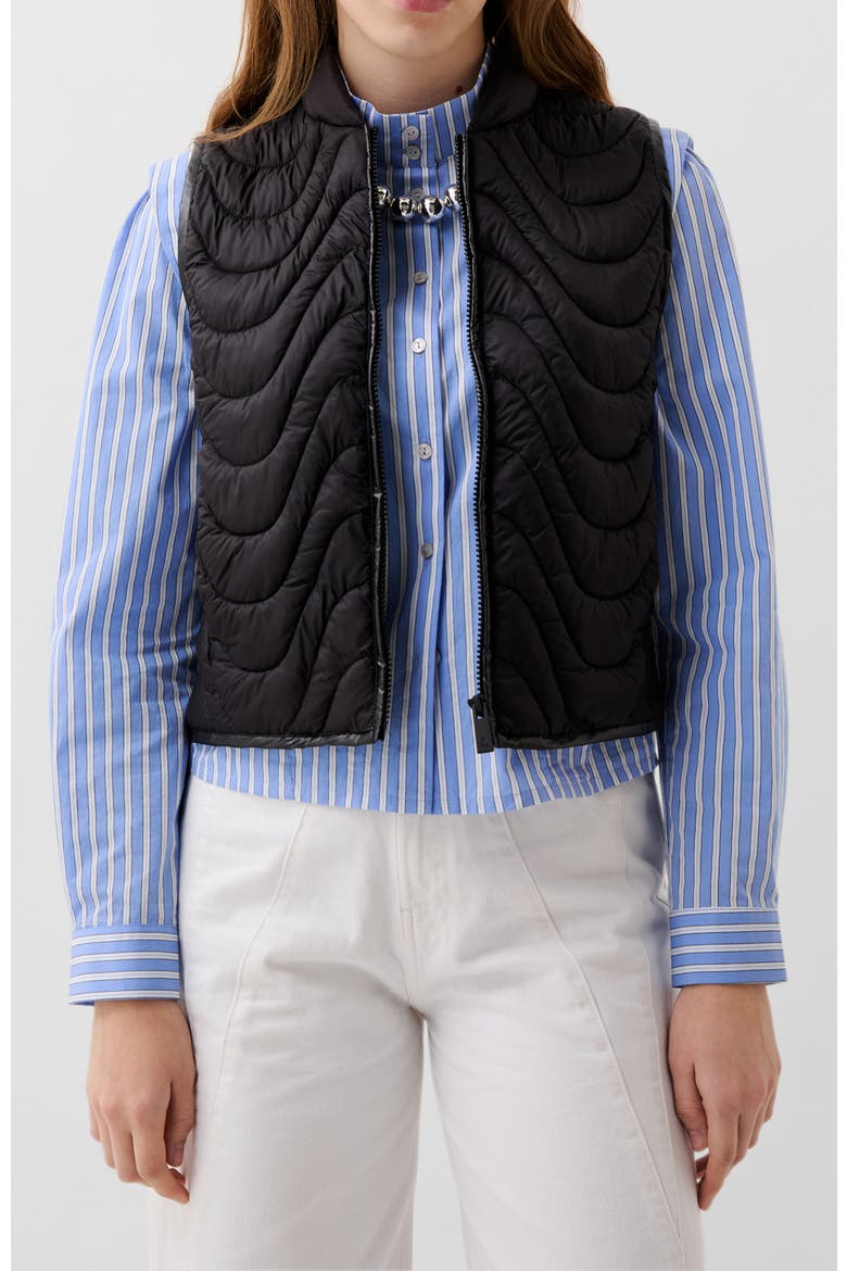 Gstaad Basic Vest, Main, color, Black