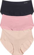 Calvin Klein Invisibles 3-Pack Hipster Briefs