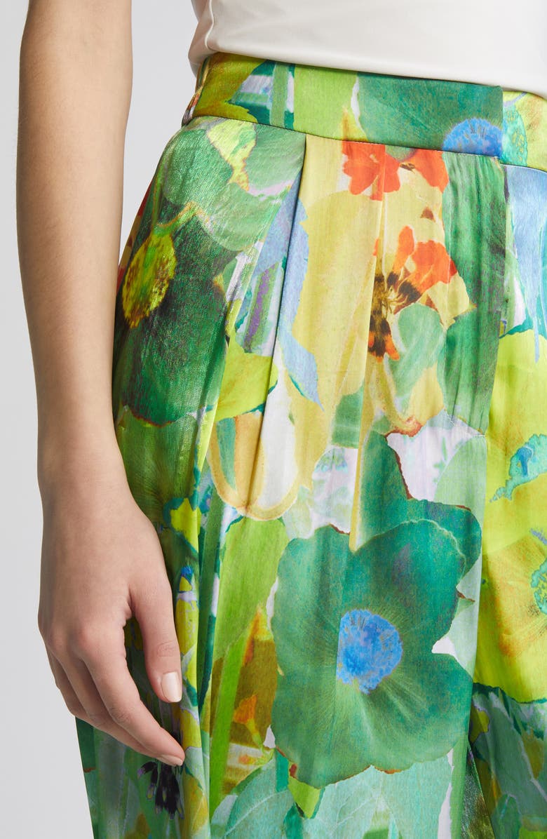 KOBI HALPERIN Alessia Floral Print Wide Leg Pants, Alternate, color, 