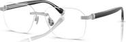 Brunello Cucinelli 57mm Rectangle optical glasses