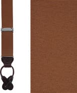 Trafalgar Phoenix 38mm Grosgrain Non Stretch Ribbon Button End Suspenders