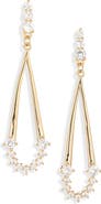 NORDSTROM RACK Cubic Zirconia Teardrop Dangle Earrings