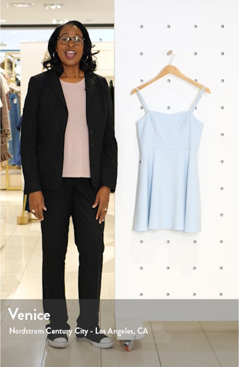 Sweetheart Neck Fit & Flare Minidress, sales video thumbnail