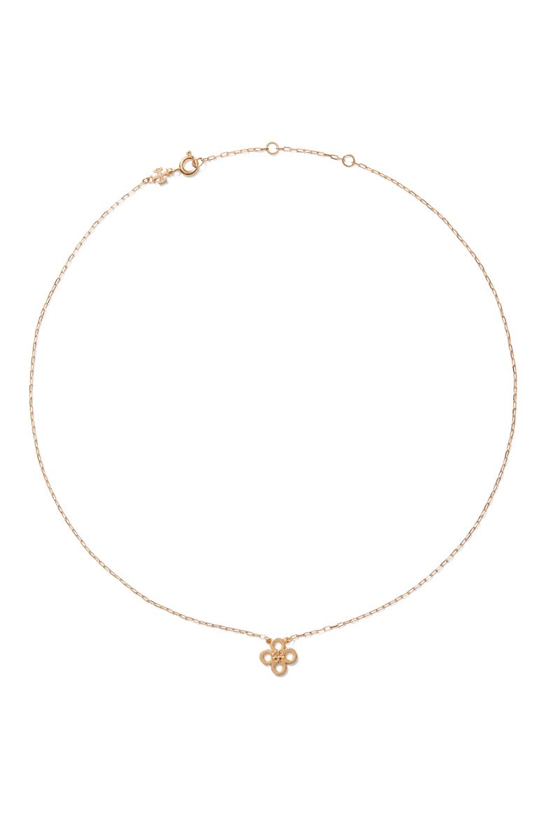 Forget Me Not Necklace, Main, color, TORY GOLD