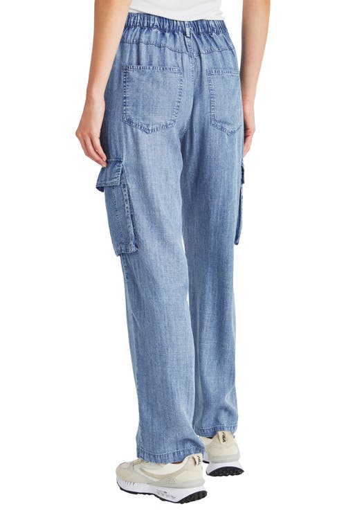 Splendid Aven Indigo Straight-leg Cargo Pants In Indigo