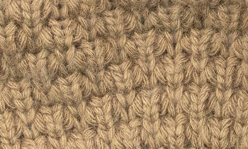 Portolano Popcorn Stitch Beret In Neutral