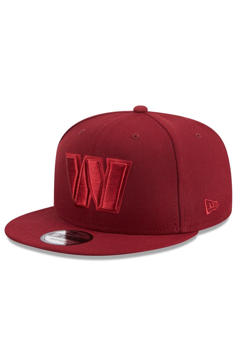 New Era Men's New Era  Cardinal Washington Commanders Color Pack 9FIFTY Snapback Hat, Main, color, 
