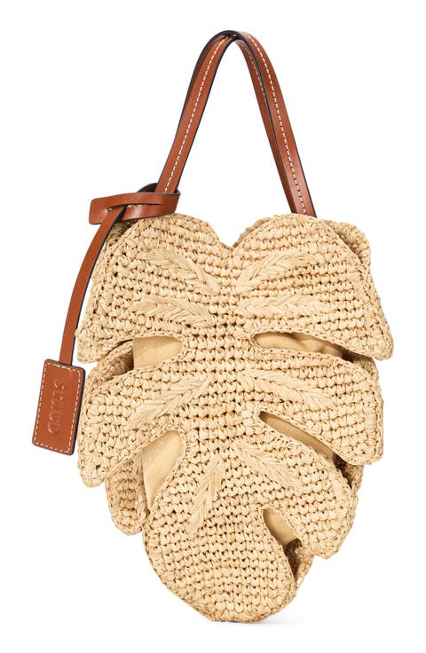 Palm Raffia Handbag