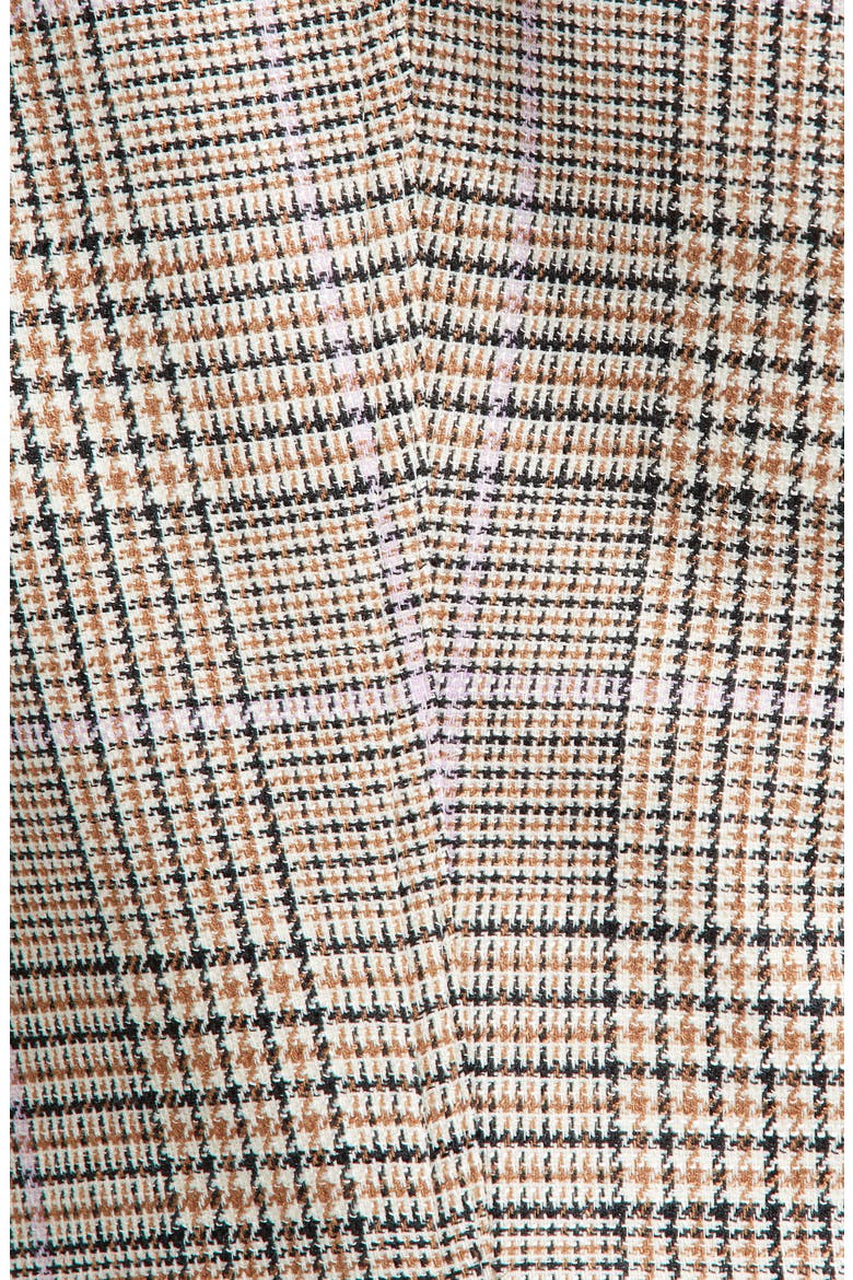 Glen Plaid Peaked Lapel Blazer, Alternate, color, NEUTRAL GLEN CHECK