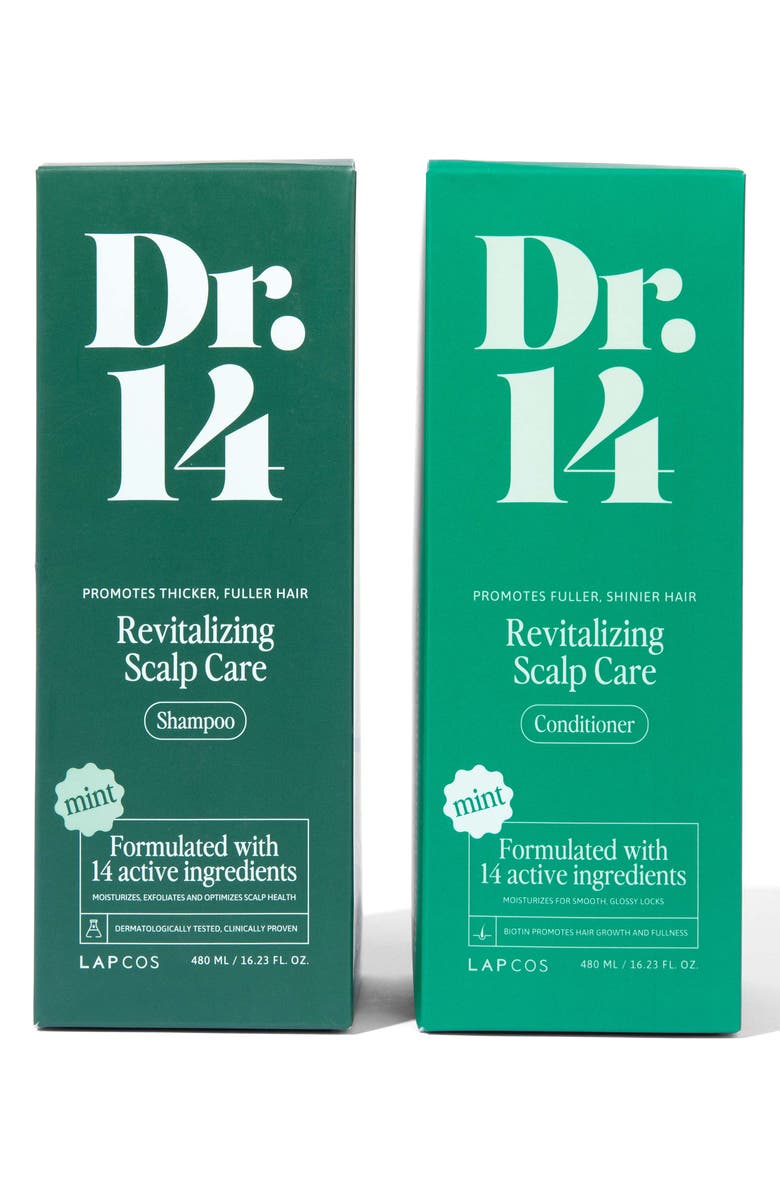 LAPCOS Dr.14 Revitalizing Scalp Care Conditioner, Alternate, color, Green