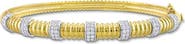 Julianna B. Diamond Station Bangle Bracelet 14k