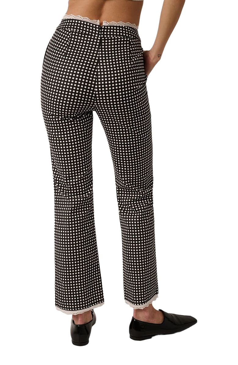 WeWoreWhat Crop Straight Pant, Alternate, color, Black Multi