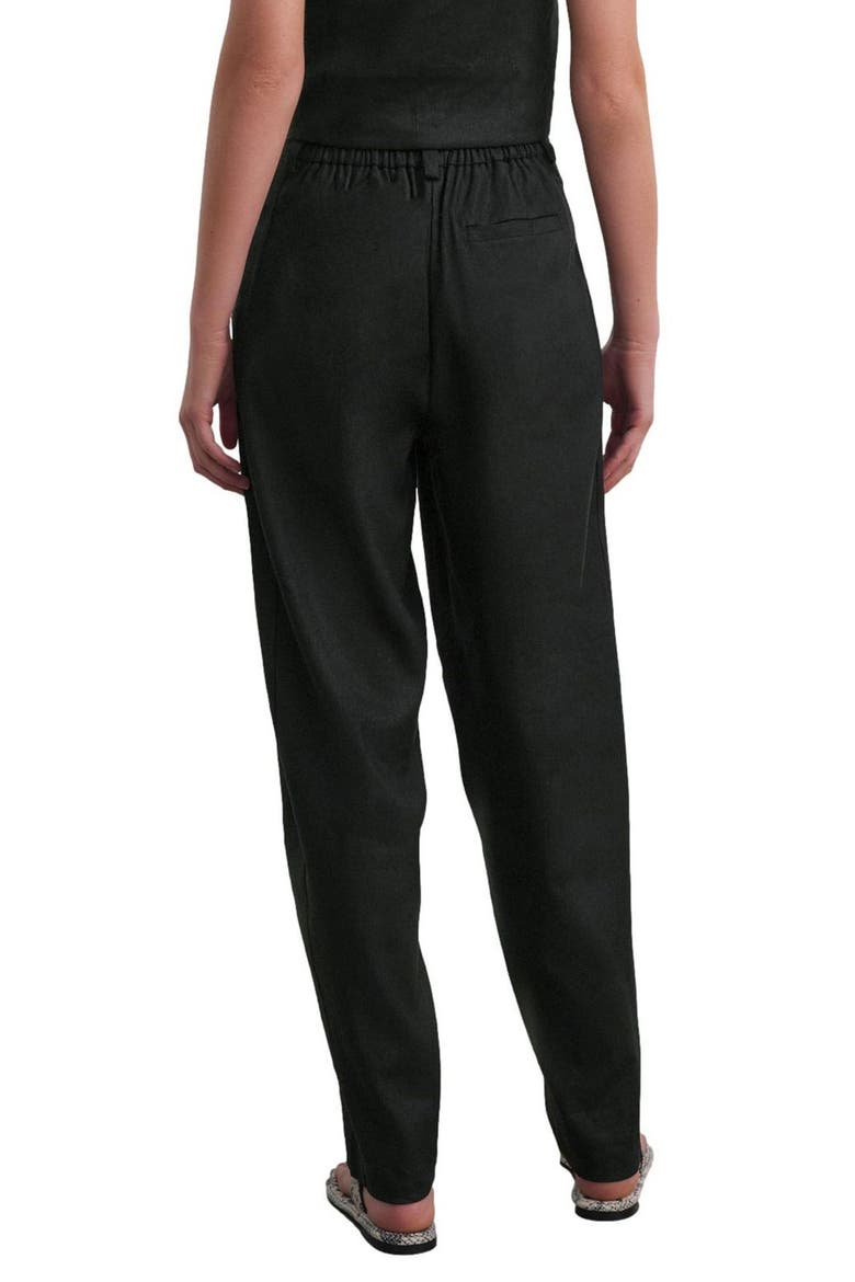 Barrel Leg Pants, Alternate, color, BLACK