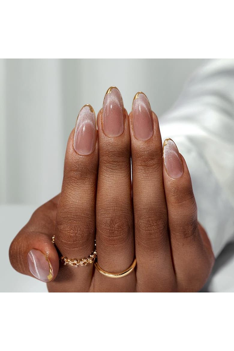 Press-on Nails Almond Nail Set, Alternate, color, Knightshield