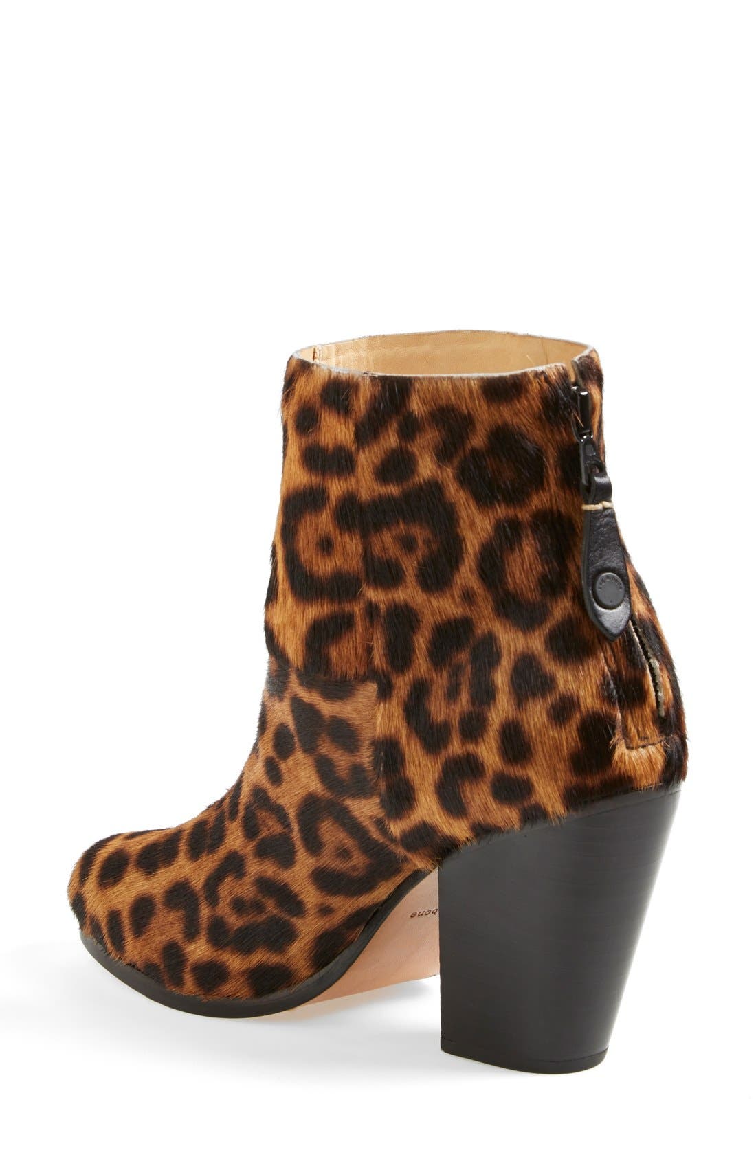 rag & bone 'Newbury' Genuine Calf Hair Bootie, Alternate, color, 