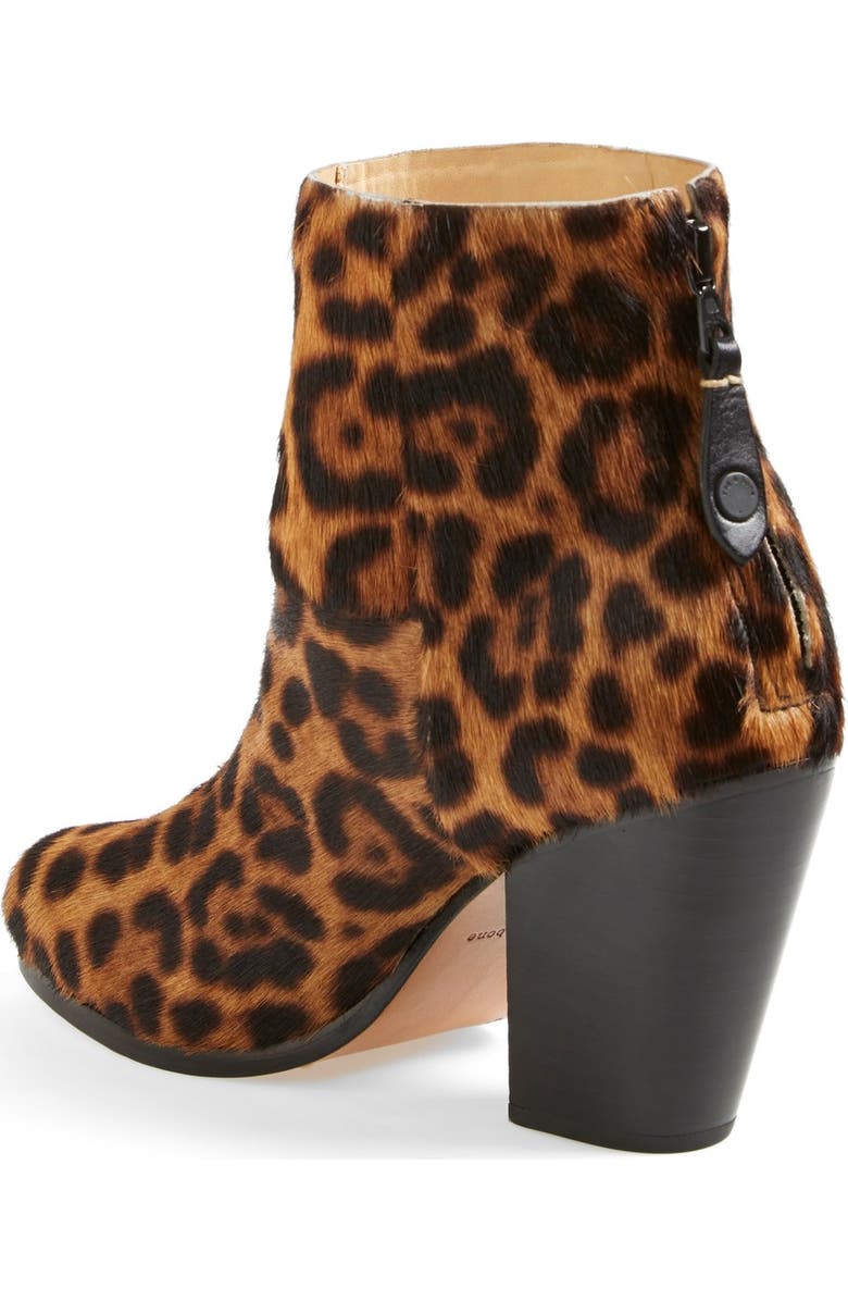 rag & bone 'Newbury' Genuine Calf Hair Bootie, Alternate, color,