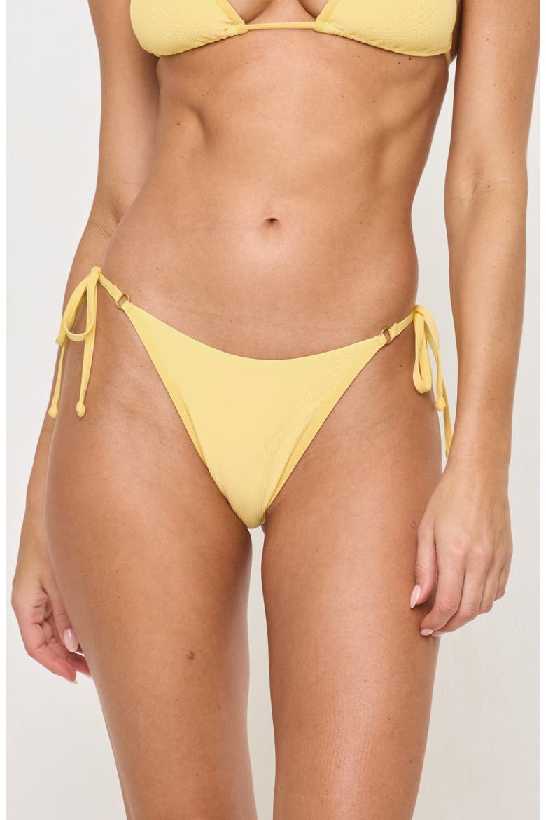 Banning Side Tie Bikini Bottoms, Main, color, DAISY