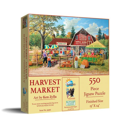 Harvest Market 550 piece Jigsaw Puzzle for Adults