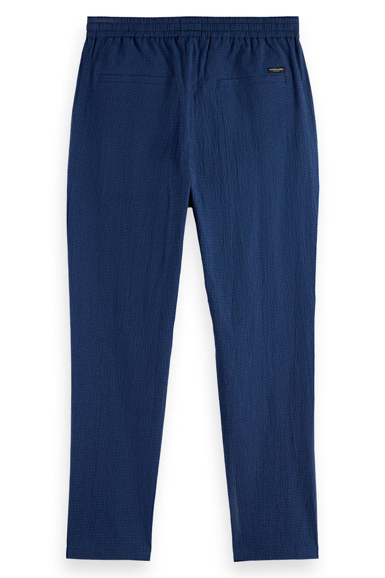 Finch Cotton Blend Seersucker Pants, Alternate, color, SKY CAPTAIN MINI CHECK