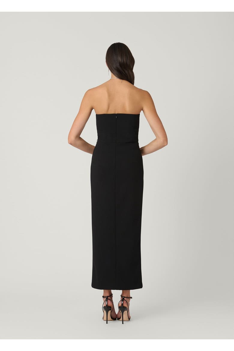 Midnight Star Stretch Crepe Dress, Alternate, color, Jet