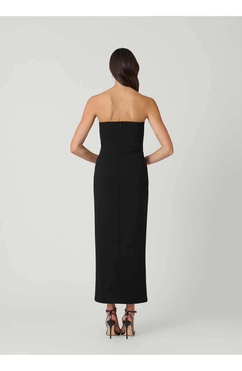 Shoshanna Midnight Midnight Star Stretch Crepe Dress, Alternate, color, Jet