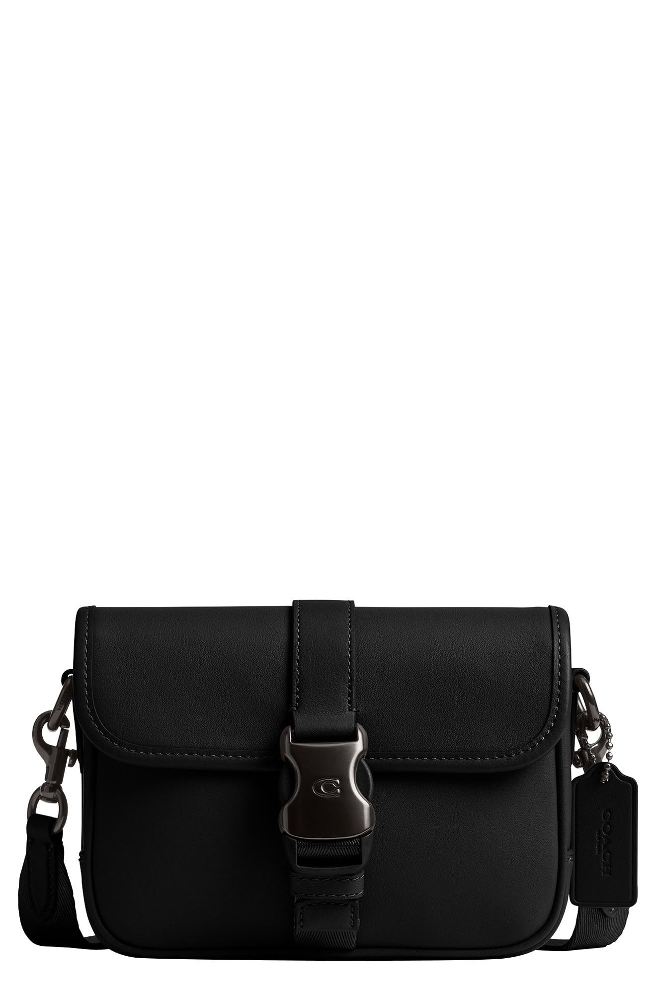 COACH League Leather Crossbody Bag, Main, color, 