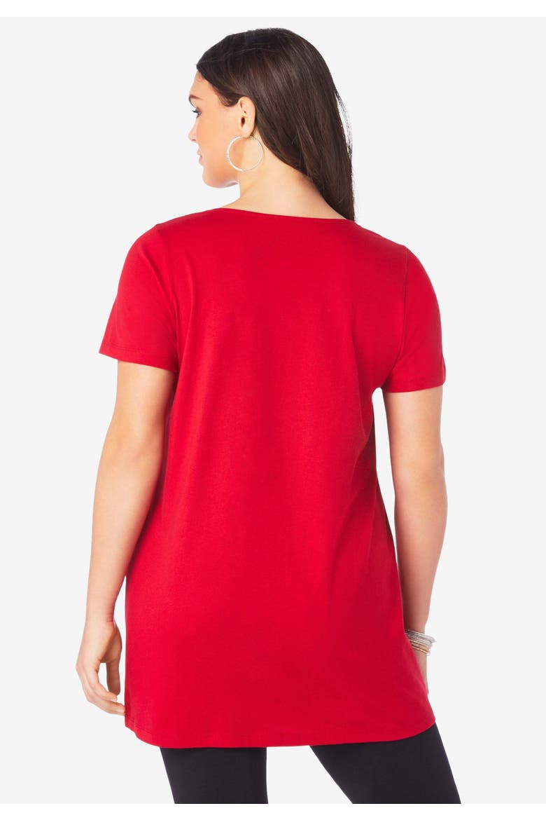 Ultimate Pleatneck Tunic, Alternate, color, BLACK