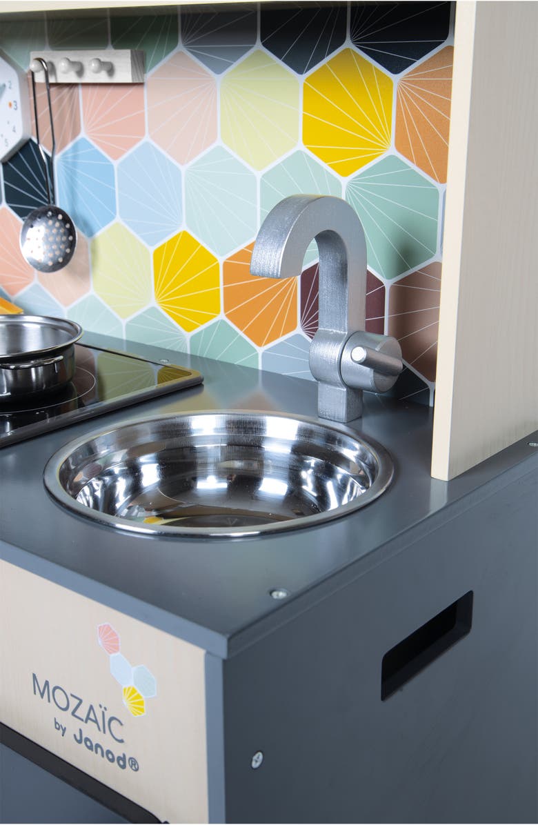 Janod Mosaic Kitchen Playset, Alternate, color, Grey