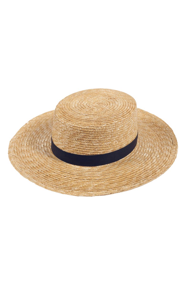 Janessa Leoné Klint Straw Hat, Main, color, 