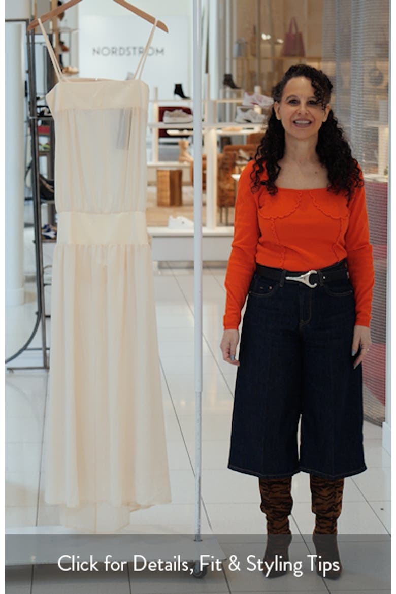 Gracia Sleeveless Chiffon Maxi Dress video