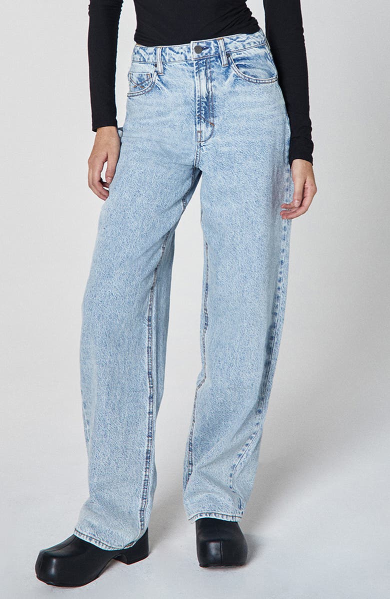 Unpublished Rumi High Waist Wide Leg Jeans, Main, color, 