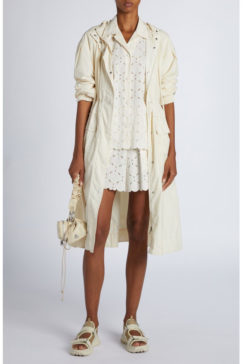 Coupiac Long Parka, Alternate, color, WHITE