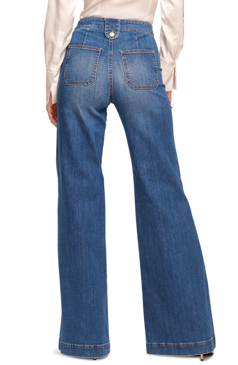 Ramy Brook Theodora High Waist Wide Leg Jeans, Alternate, color, 