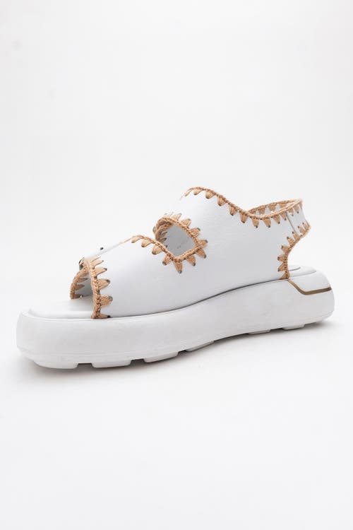 Forever & Always Shoes Douro Braided Rope Strap Leather Sandal