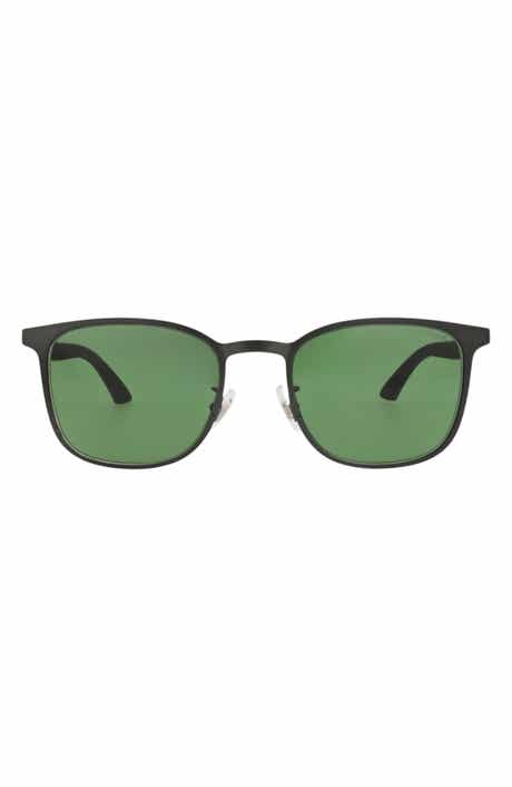 Montblanc 54mm Round Sunglasses