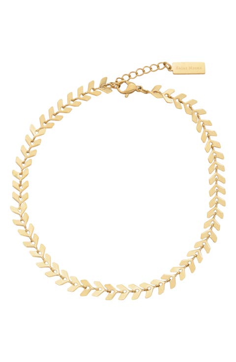 Chevron Chain Anklet