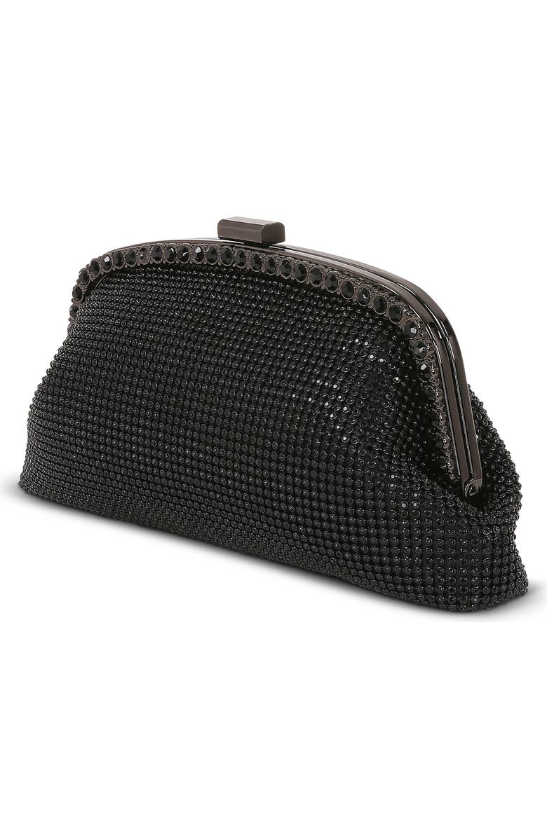 Jewel Badgley Mischka Brielle Crystal Pouch Clutch, Alternate, color, Black