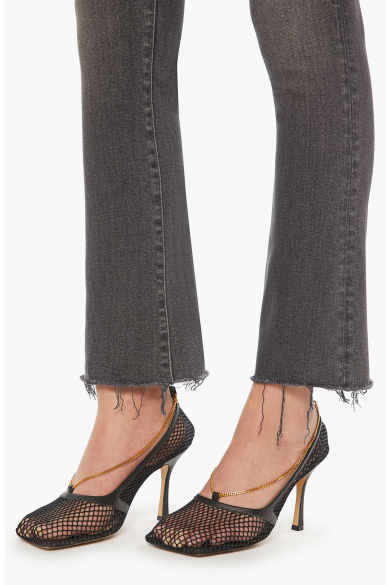 The Hustler High Waist Fray Hem Ankle Bootcut Jeans, Alternate, color, CAN YOU CALL MY PHONE