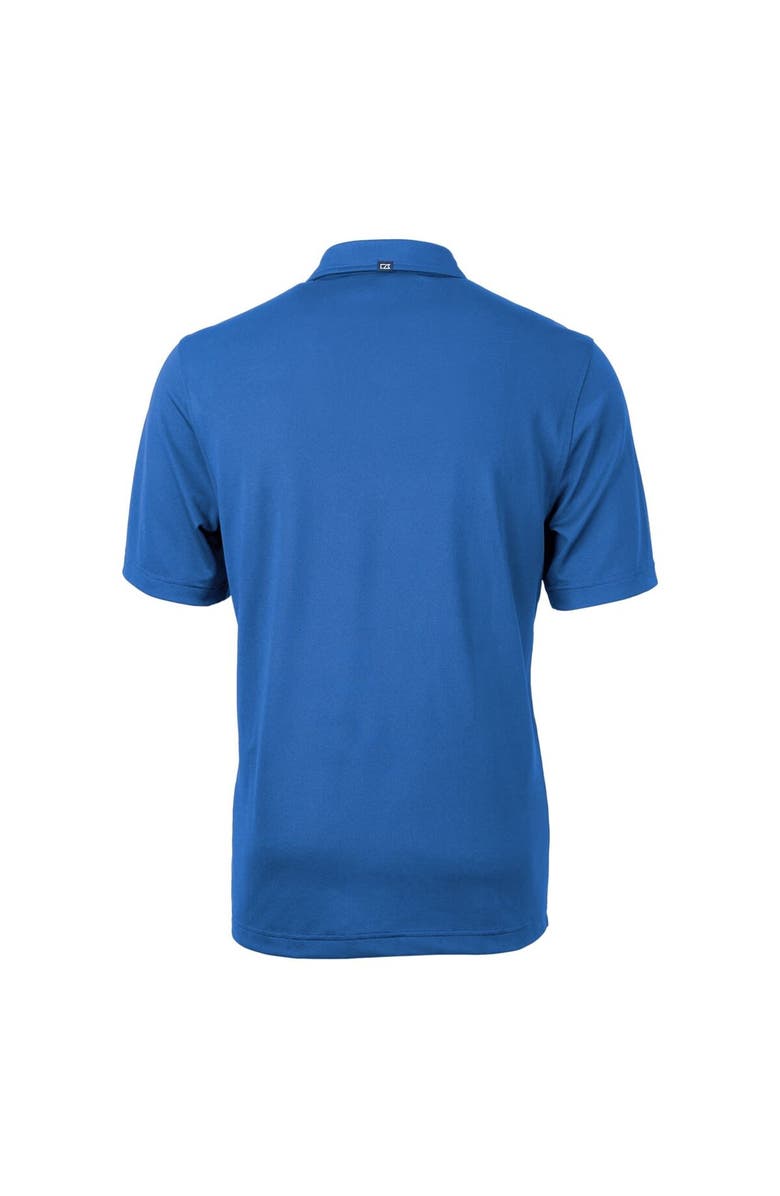 Cutter & Buck Men's Cutter & Buck Blue Buffalo Bills Throwback Logo Virtue Eco Pique Recycled Polo, Alternate, color, 
