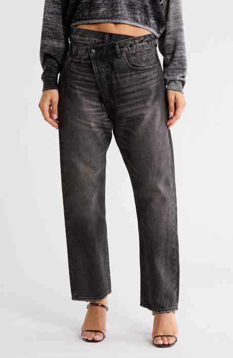 Crossover Straight Leg Jeans