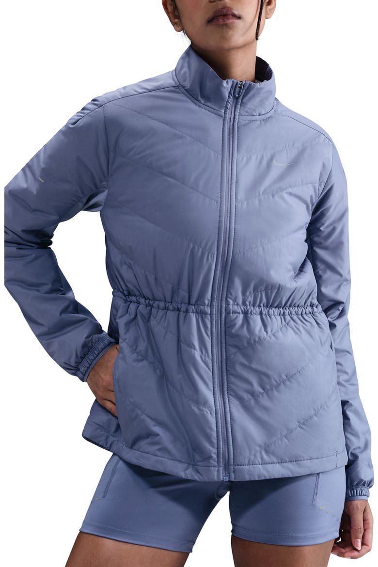 Swift Therma-FIT Running Jacket, Main, color, 499 WORLD INDIGO/ REFSIL