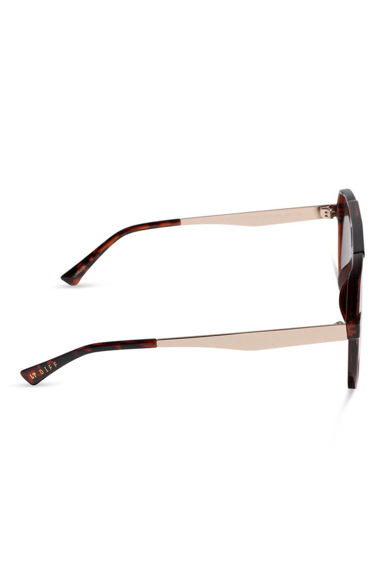 59mm Landon Aviator Sunglasses, Alternate, color, DARK TORTOISE BROWN LIGHT GOLD